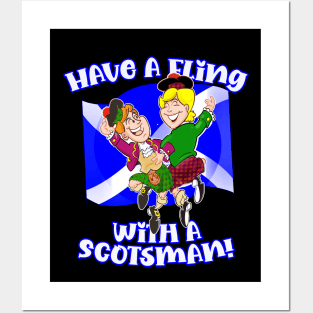 Have a Fling with a Scotsman! Posters and Art